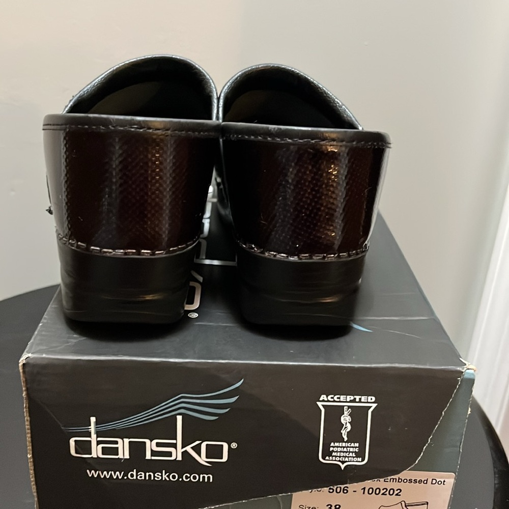 Dansko Professional Black Embossed Dot. Size 38. - image 3